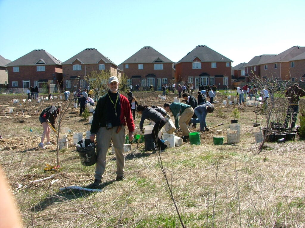 2011 site planting day with michael white